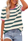 BTFBM Striped Short Sleeve Tee
